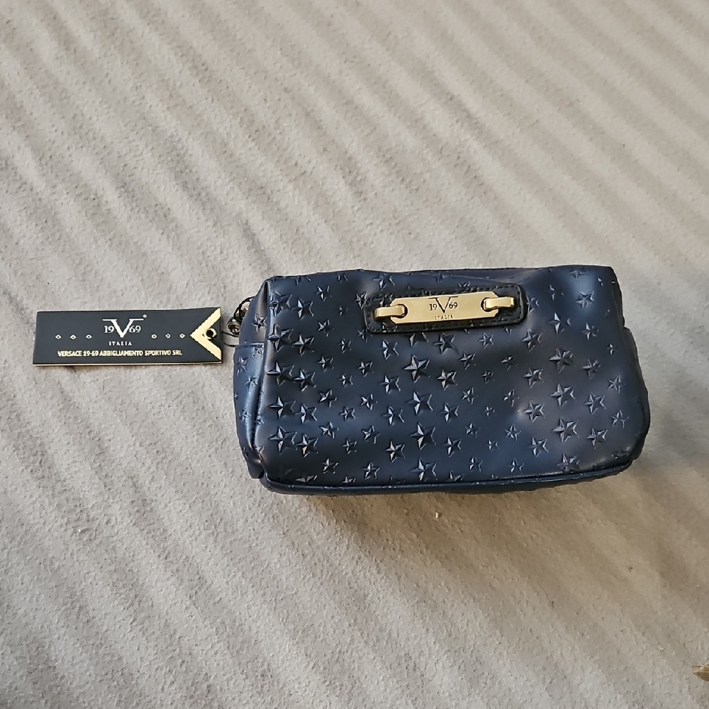 Versace Star Embossed Cosmetic Bag